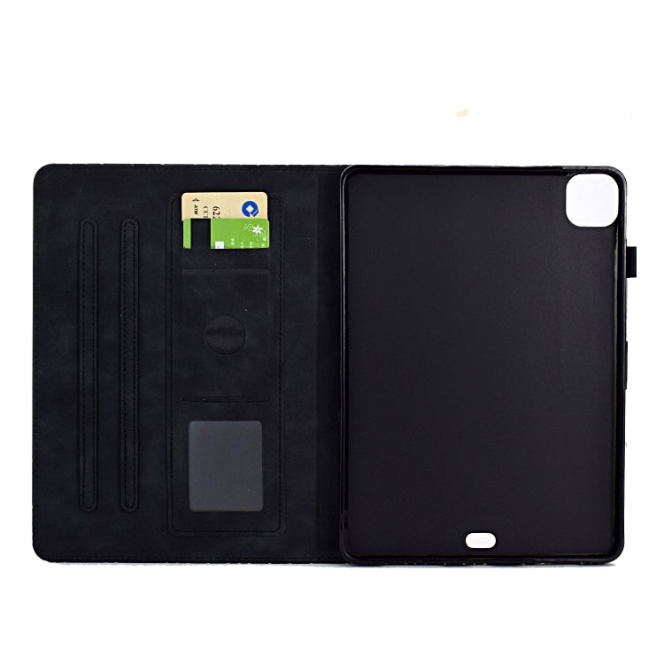 For iPad Pro 11 2025 / 2024 Rhombus TPU Smart Leather Tablet Case