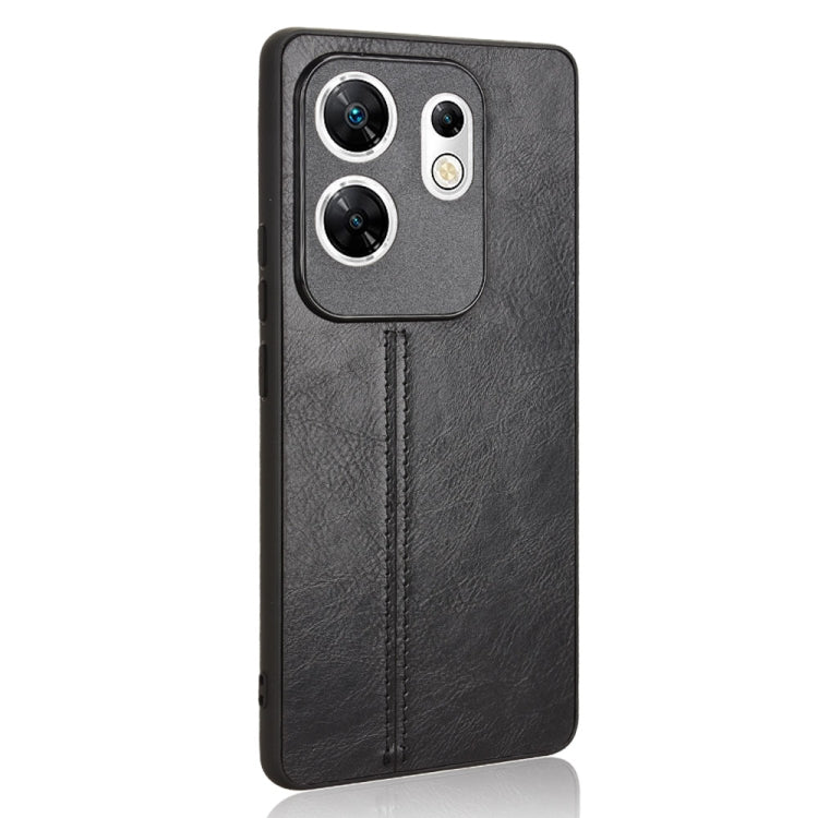 For Infinix Zero 30 4G Cow Pattern Sewing Back Cover Phone Case