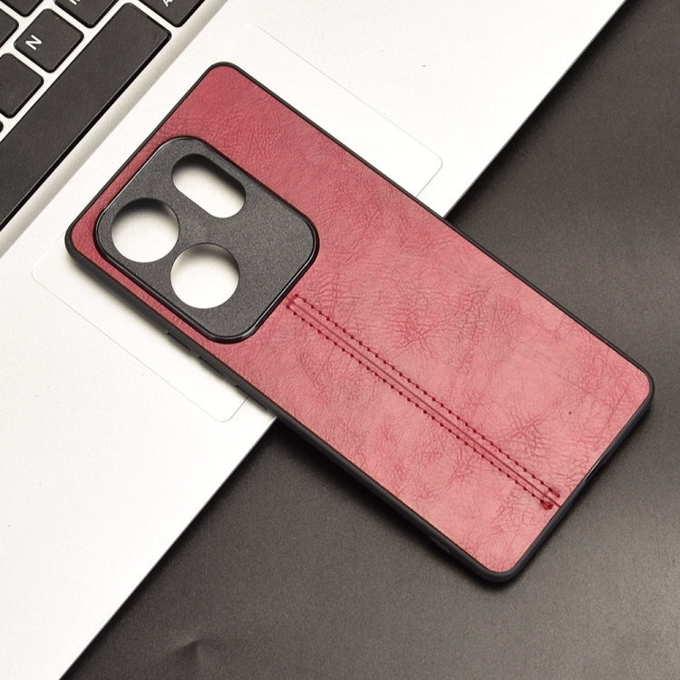 For Infinix Zero 30 4G Cow Pattern Sewing Back Cover Phone Case