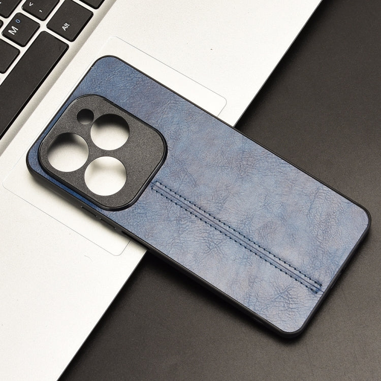 For Infinix Hot 40 4G / Hot 40 Pro 4G Cow Pattern Sewing Back Cover Phone Case