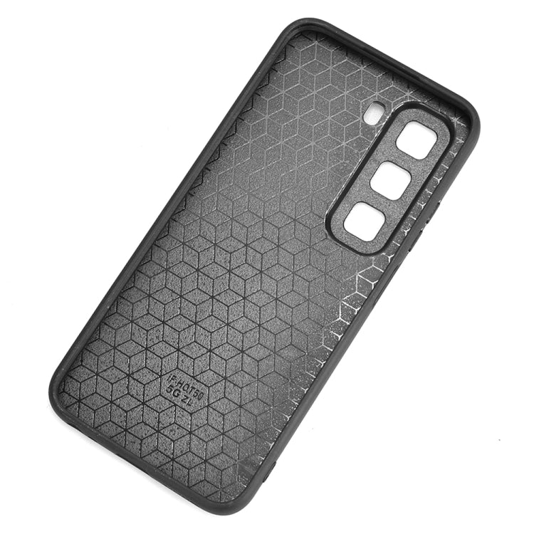 For Infinix Hot 50 4G Cow Pattern Sewing Back Cover Phone Case