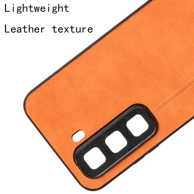 For Infinix Hot 50 5G Cow Pattern Sewing Back Cover Phone Case