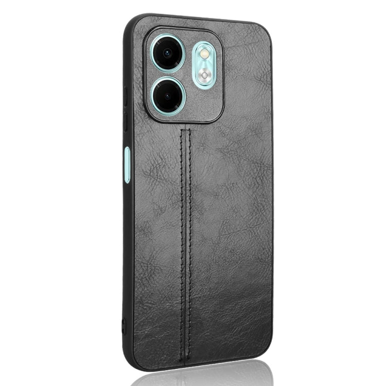 For Infinix Hot 50i / Smart 9 Cow Pattern Sewing Back Cover Phone Case