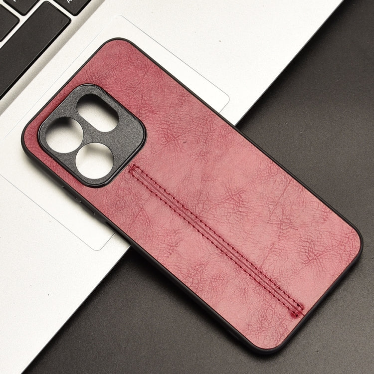 For Infinix Hot 50i / Smart 9 Cow Pattern Sewing Back Cover Phone Case
