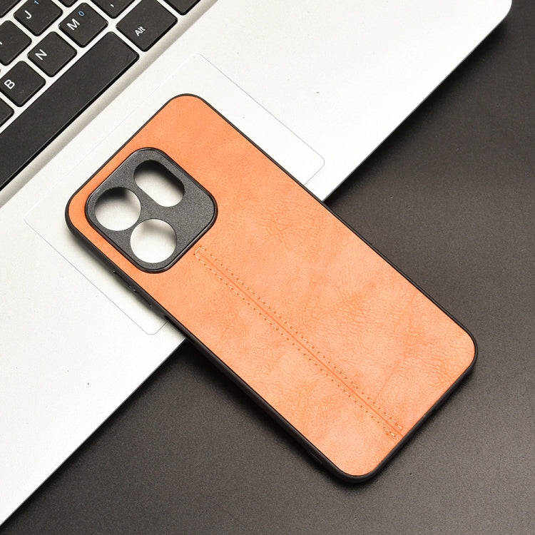 For Infinix Hot 50i / Smart 9 Cow Pattern Sewing Back Cover Phone Case