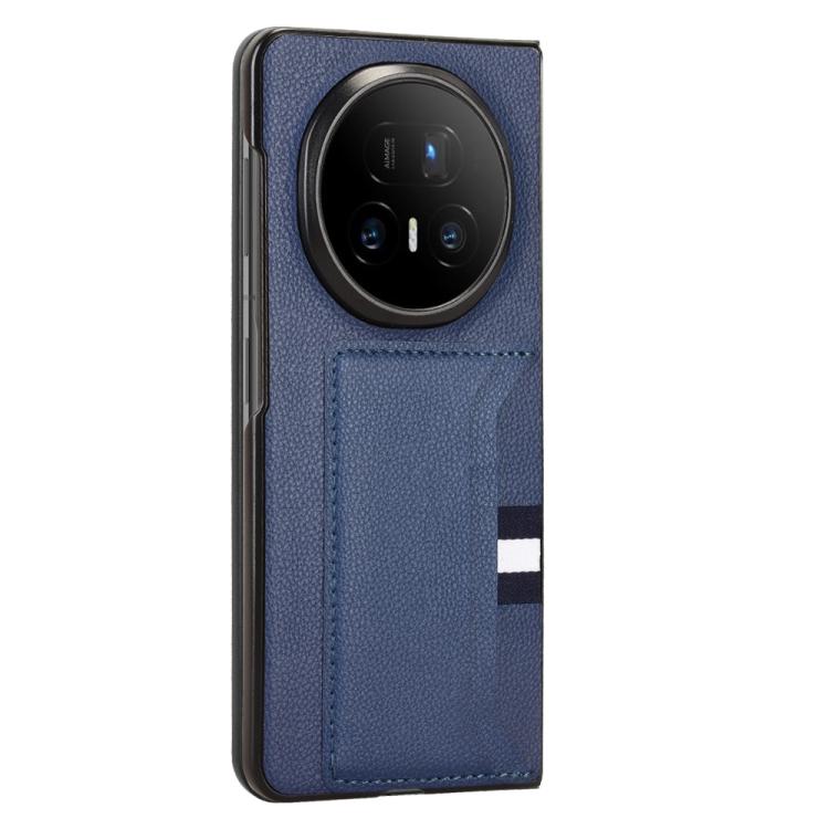 For Honor Magic V5 Litchi Texture Card Slots Back Cover Phone Case