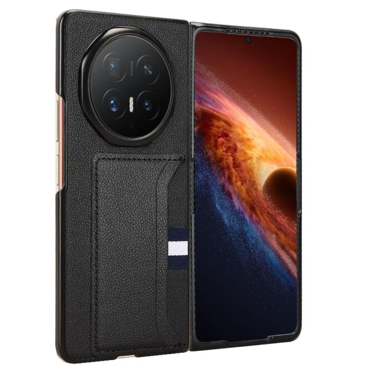 For Honor Magic V6 Litchi Texture Card Slots Back Cover Phone Case