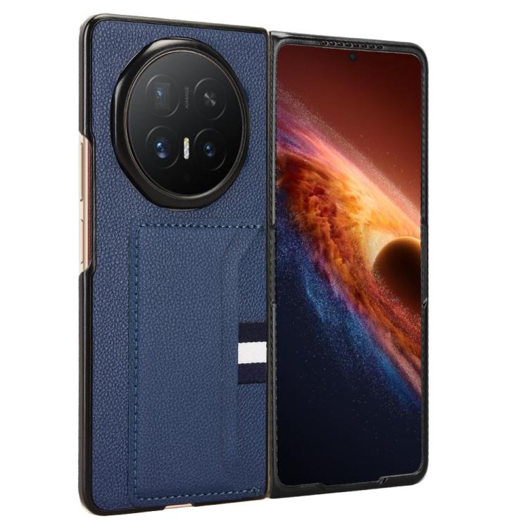 For Honor Magic V6 Litchi Texture Card Slots Back Cover Phone Case