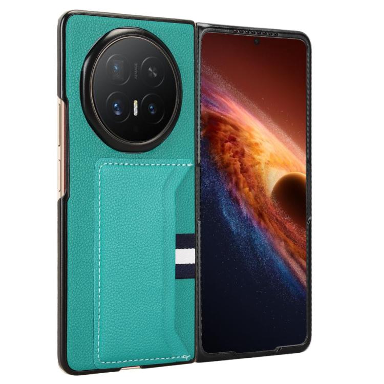 For Honor Magic V6 Litchi Texture Card Slots Back Cover Phone Case