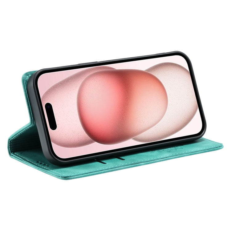 For iPhone 16 Pro Max Totem Embossed Magnetic Leather Phone Case