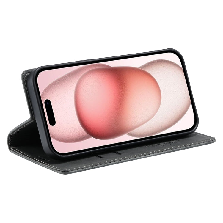 For iPhone 16 Totem Embossed Magnetic Leather Phone Case