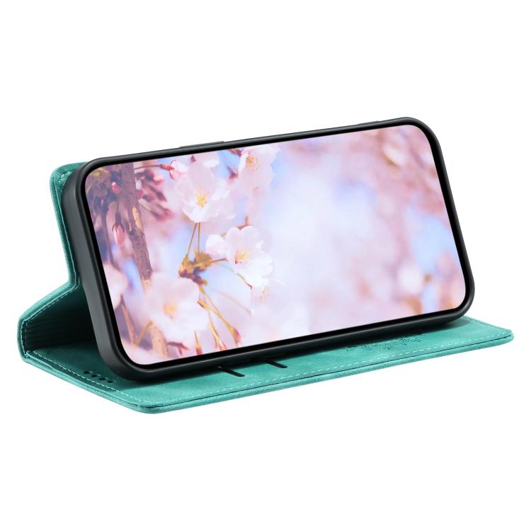 For iPhone 16e / 17e Totem Embossed Magnetic Leather Phone Case