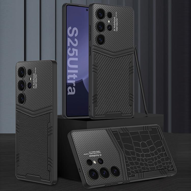 For Samsung Galaxy S25 Ultra 5G GKK TPU + PU Full Coverage Phone Case
