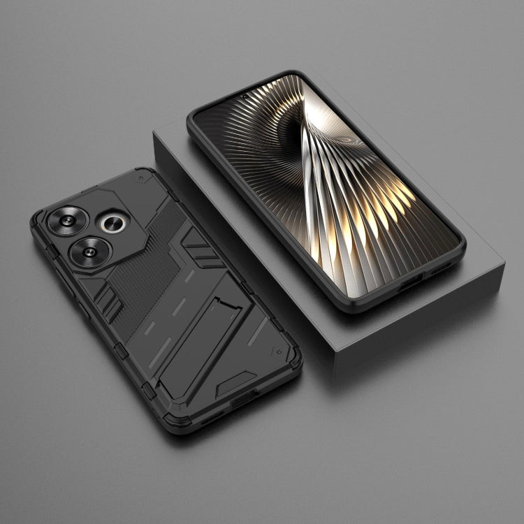 For Xiaomi Redmi Turbo 3 5G Punk Armor 2 in 1 PC + TPU Phone Case with Holder