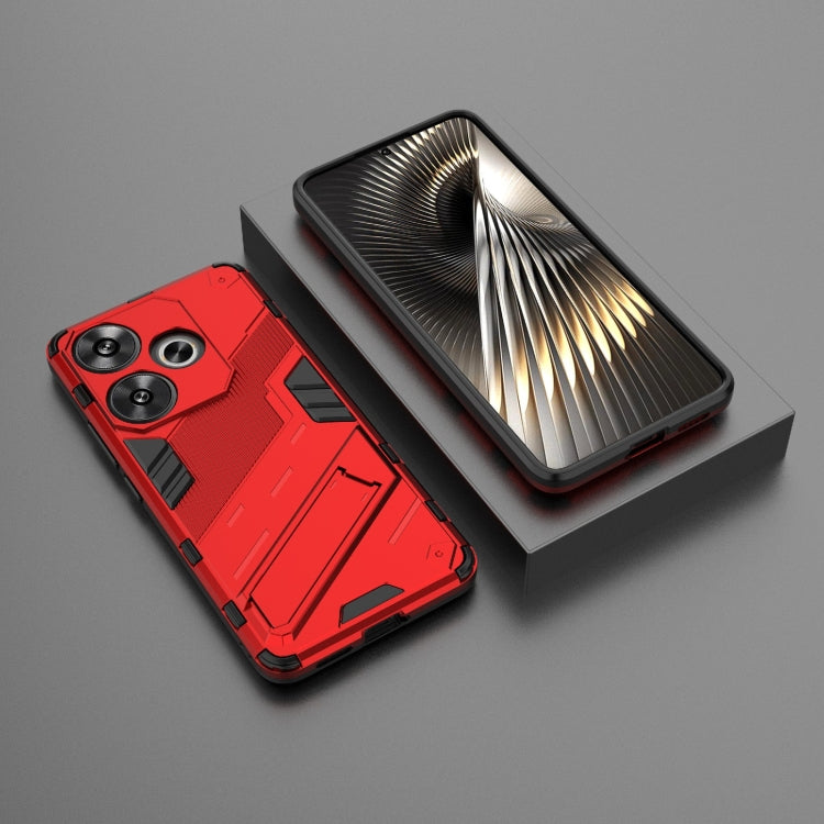 For Xiaomi Redmi Turbo 3 5G Punk Armor 2 in 1 PC + TPU Phone Case with Holder