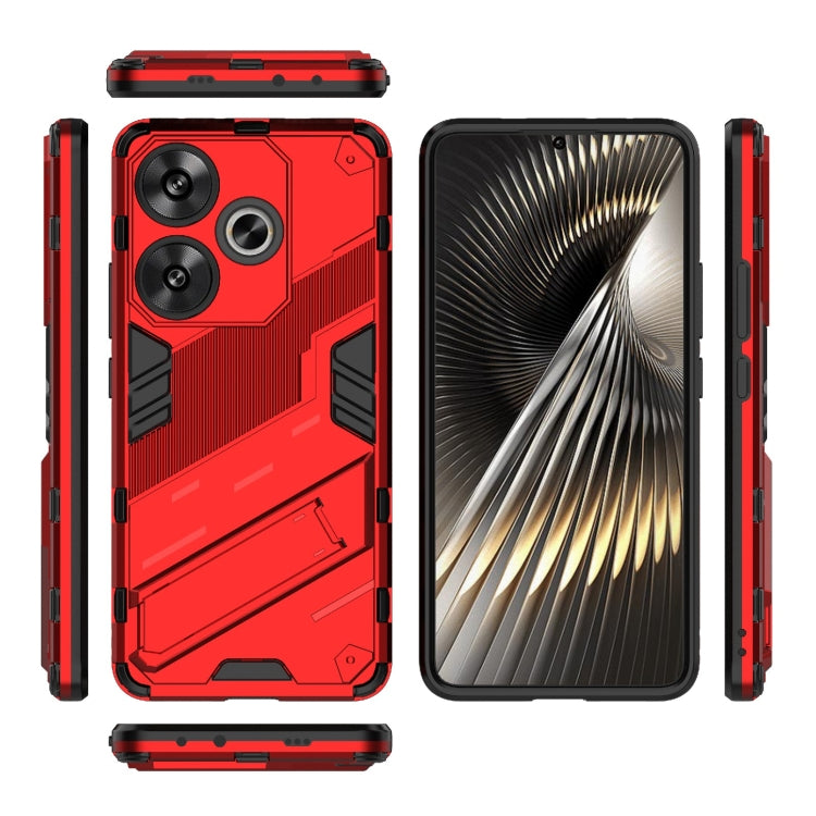For Xiaomi Redmi Turbo 3 5G Punk Armor 2 in 1 PC + TPU Phone Case with Holder