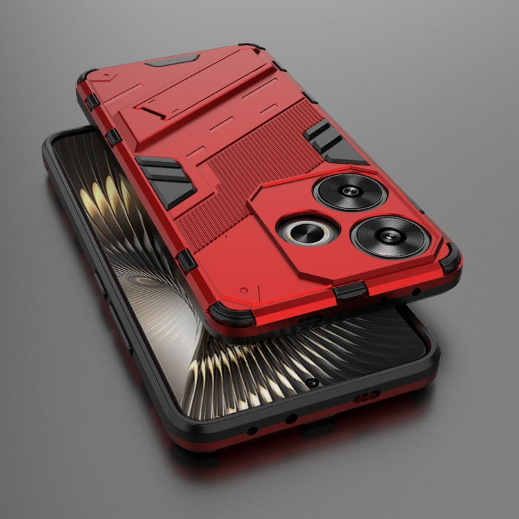 For Xiaomi Redmi Turbo 3 5G Punk Armor 2 in 1 PC + TPU Phone Case with Holder