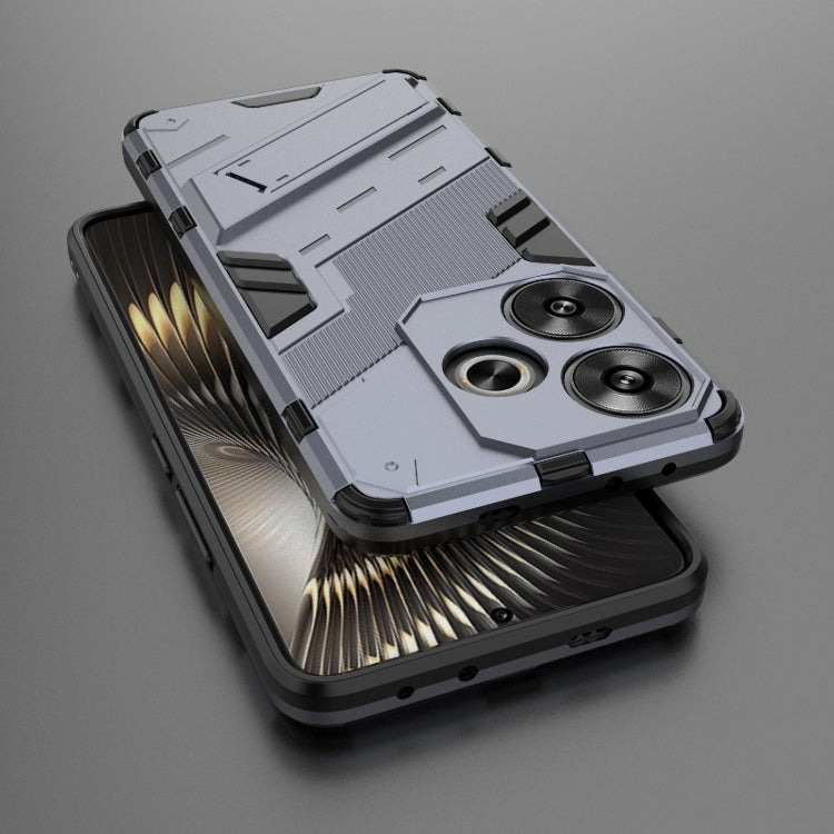 For Xiaomi Redmi Turbo 3 5G Punk Armor 2 in 1 PC + TPU Phone Case with Holder