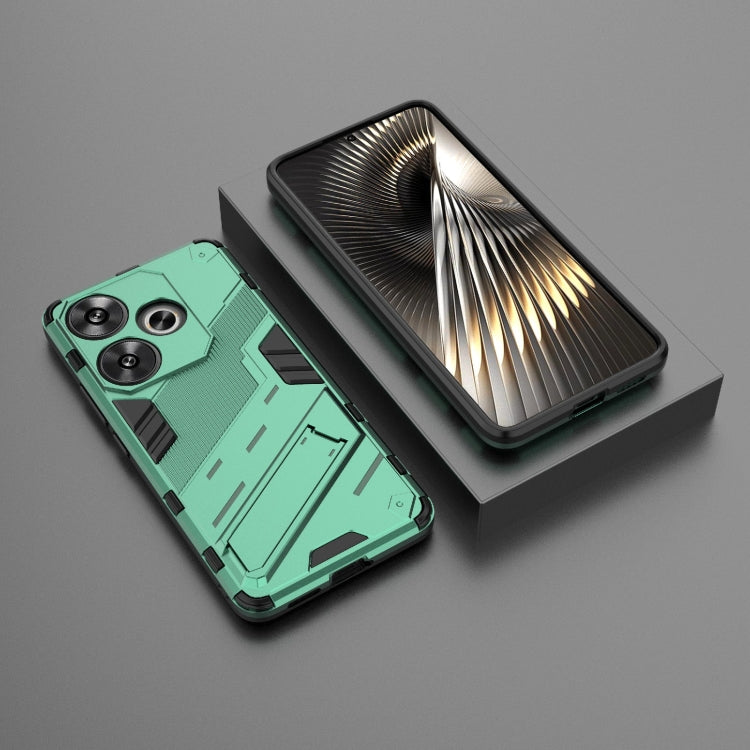 For Xiaomi Redmi Turbo 3 5G Punk Armor 2 in 1 PC + TPU Phone Case with Holder