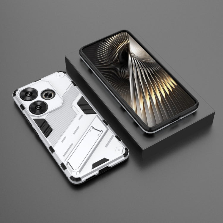 For Xiaomi Redmi Turbo 3 5G Punk Armor 2 in 1 PC + TPU Phone Case with Holder