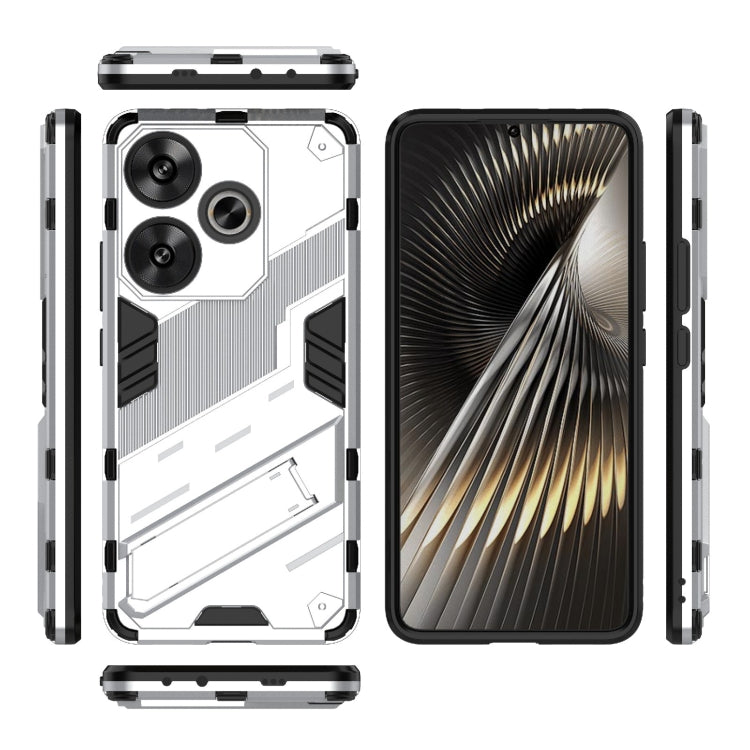 For Xiaomi Redmi Turbo 3 5G Punk Armor 2 in 1 PC + TPU Phone Case with Holder