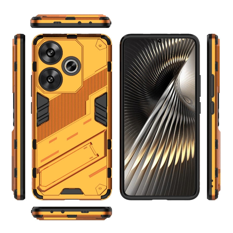 For Xiaomi Redmi Turbo 3 5G Punk Armor 2 in 1 PC + TPU Phone Case with Holder