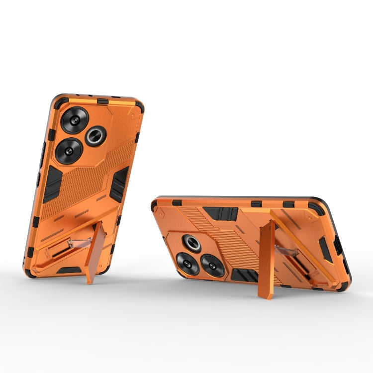 For Xiaomi Redmi Turbo 3 5G Punk Armor 2 in 1 PC + TPU Phone Case with Holder