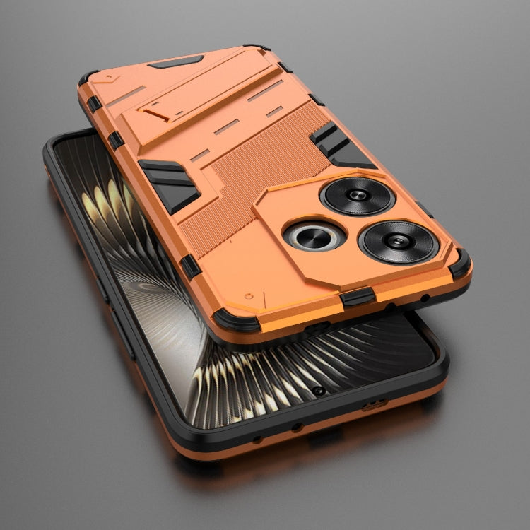 For Xiaomi Redmi Turbo 3 5G Punk Armor 2 in 1 PC + TPU Phone Case with Holder
