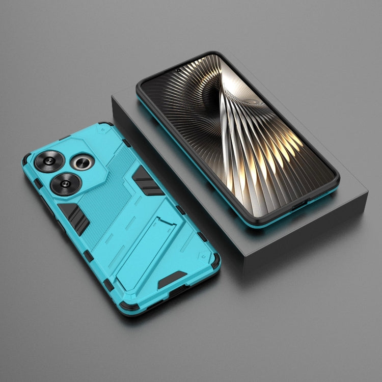 For Xiaomi Redmi Turbo 3 5G Punk Armor 2 in 1 PC + TPU Phone Case with Holder