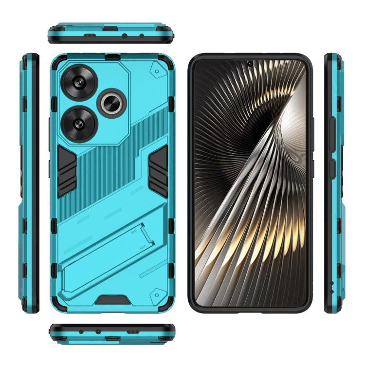 For Xiaomi Redmi Turbo 3 5G Punk Armor 2 in 1 PC + TPU Phone Case with Holder