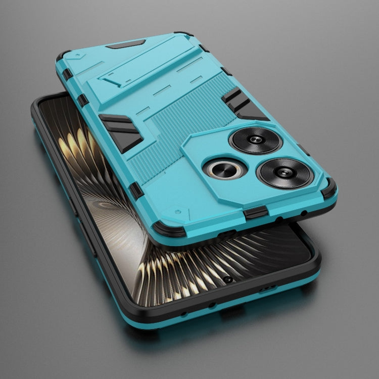 For Xiaomi Redmi Turbo 3 5G Punk Armor 2 in 1 PC + TPU Phone Case with Holder