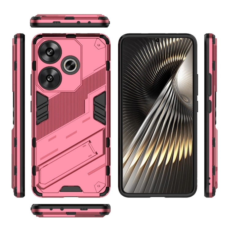 For Xiaomi Redmi Turbo 3 5G Punk Armor 2 in 1 PC + TPU Phone Case with Holder
