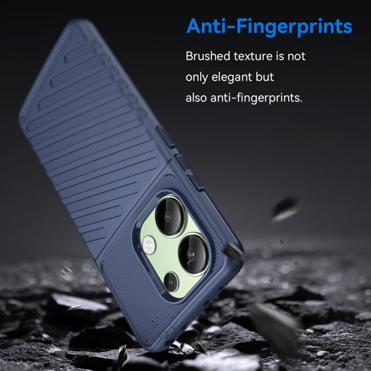 For Xiaomi Redmi Note 13 4G Thunderbolt Shockproof Soft TPU Phone Case