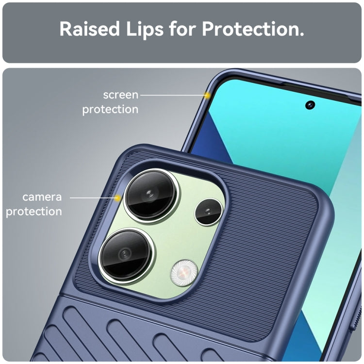 For Xiaomi Redmi Note 13 4G Thunderbolt Shockproof Soft TPU Phone Case