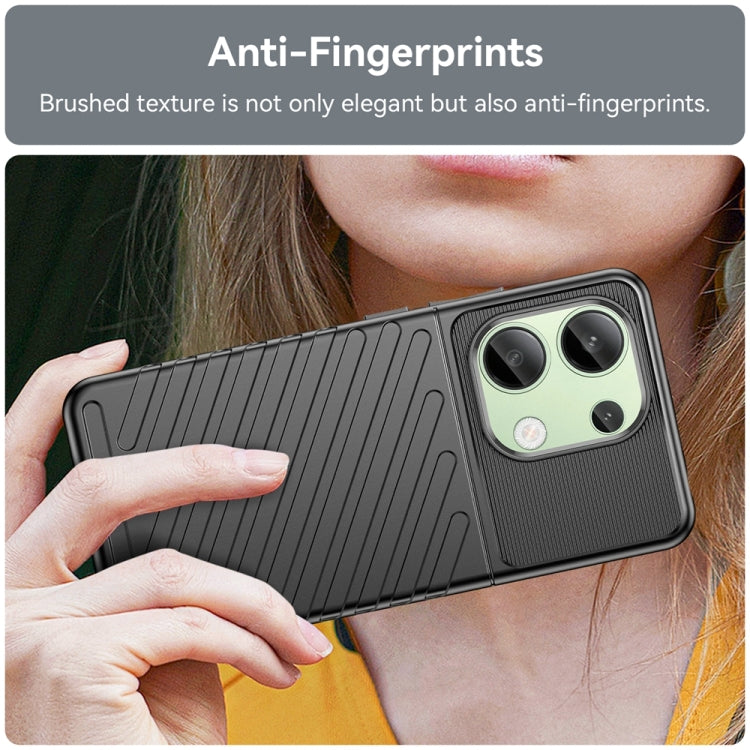 For Xiaomi Redmi Note 13 4G Thunderbolt Shockproof Soft TPU Phone Case