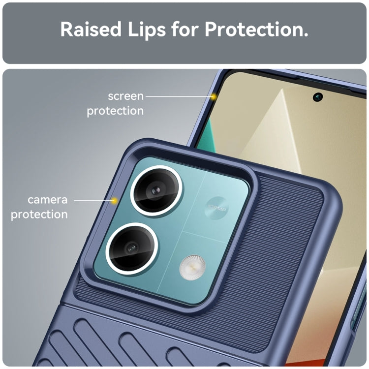 For Xiaomi Redmi Note 13 5G Thunderbolt Shockproof Soft TPU Phone Case