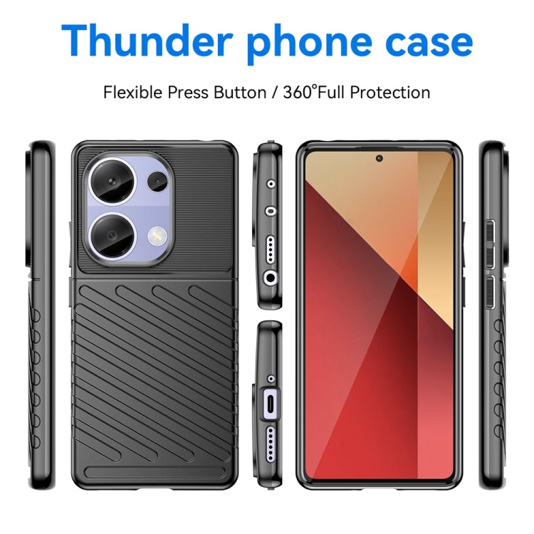 For Xiaomi Redmi Note 13 Pro 4G Thunderbolt Shockproof Soft TPU Phone Case