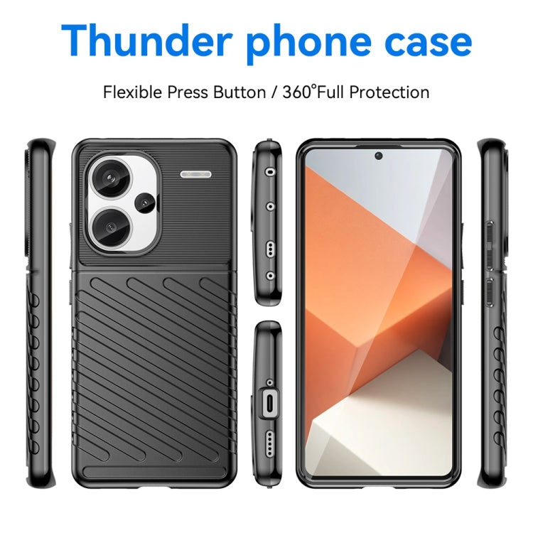 For Xiaomi Redmi Note 13 Pro+ 5G Thunderbolt Shockproof Soft TPU Phone Case