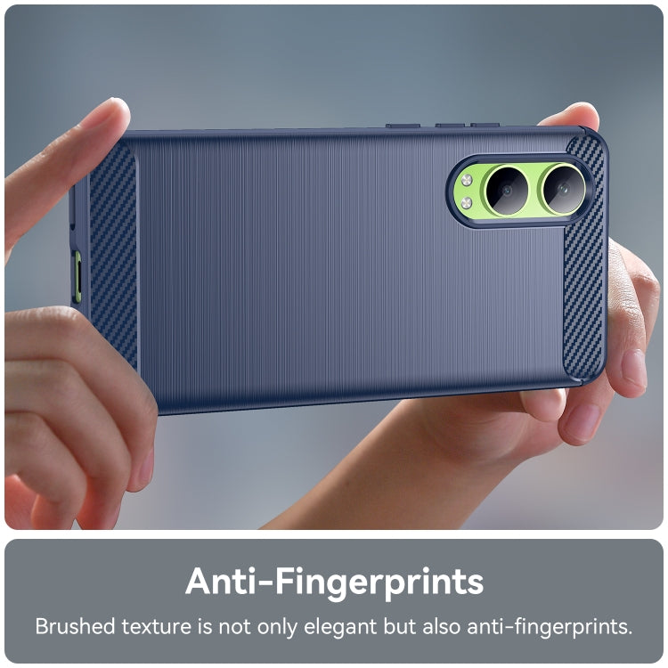 For OPPO K12x Carbon Fiber Brushed Texture TPU Phone Case