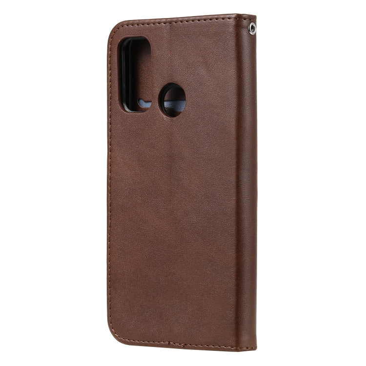 For Huawei P smart 2020 Fashion Calf Texture Zipper Horizontal Flip Leather Case with Stand & Card Slots & Wallet Function