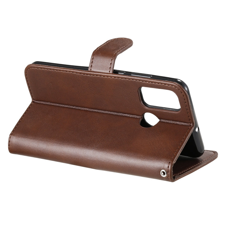 For Huawei P smart 2020 Fashion Calf Texture Zipper Horizontal Flip Leather Case with Stand & Card Slots & Wallet Function