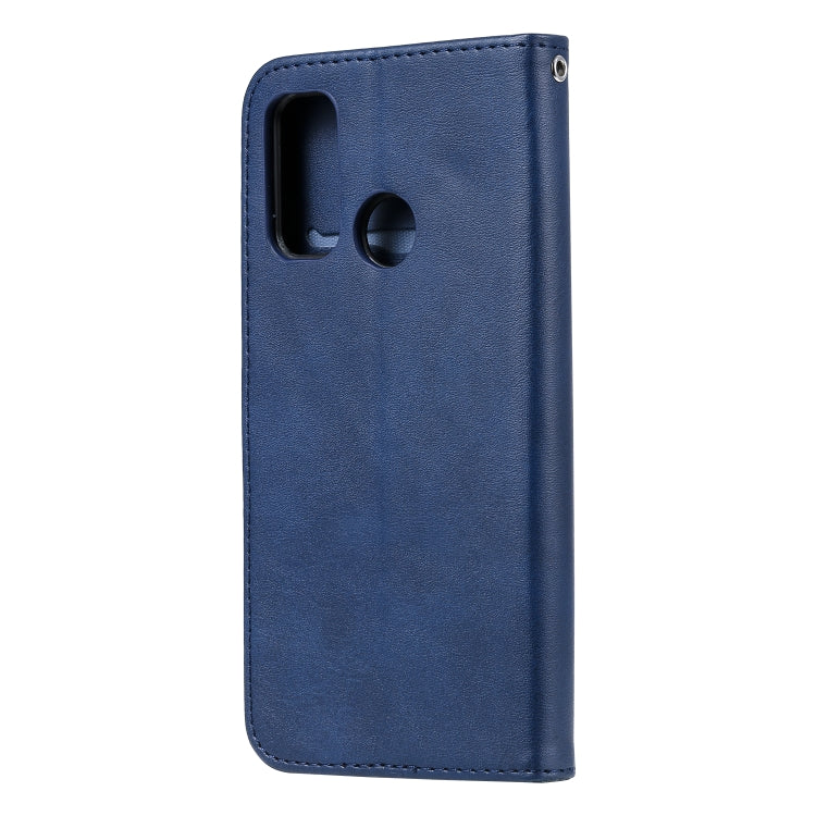 For Huawei P smart 2020 Fashion Calf Texture Zipper Horizontal Flip Leather Case with Stand & Card Slots & Wallet Function
