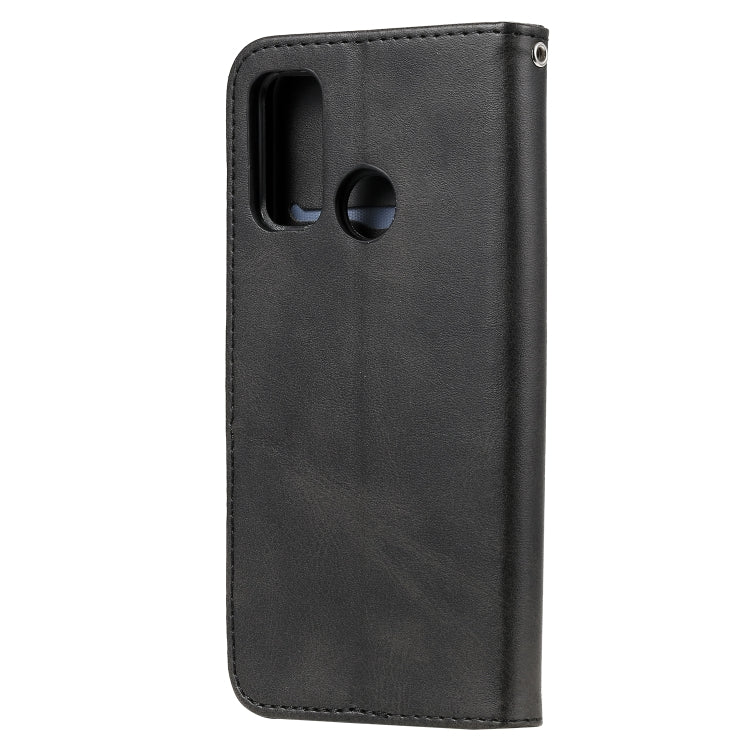 For Huawei P smart 2020 Fashion Calf Texture Zipper Horizontal Flip Leather Case with Stand & Card Slots & Wallet Function