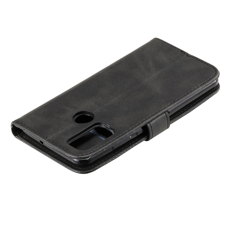 For Huawei P smart 2020 Fashion Calf Texture Zipper Horizontal Flip Leather Case with Stand & Card Slots & Wallet Function