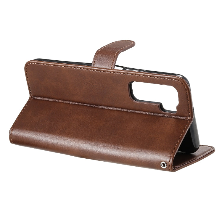 For Huawei P40 Lite (5G) / Nova 7 SE Fashion Calf Texture Zipper Horizontal Flip Leather Case with Stand & Card Slots & Wallet Function