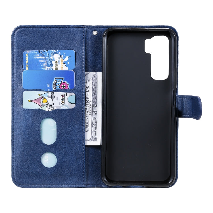 For Huawei P40 Lite (5G) / Nova 7 SE Fashion Calf Texture Zipper Horizontal Flip Leather Case with Stand & Card Slots & Wallet Function