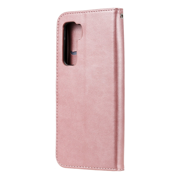 For Huawei P40 Lite (5G) / Nova 7 SE Fashion Calf Texture Zipper Horizontal Flip Leather Case with Stand & Card Slots & Wallet Function