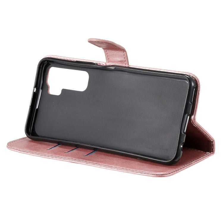 For Huawei P40 Lite (5G) / Nova 7 SE Fashion Calf Texture Zipper Horizontal Flip Leather Case with Stand & Card Slots & Wallet Function