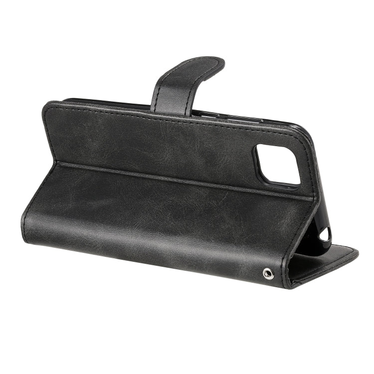 For Huawei Y5p Fashion Calf Texture Zipper Horizontal Flip Leather Case with Stand & Card Slots & Wallet Function