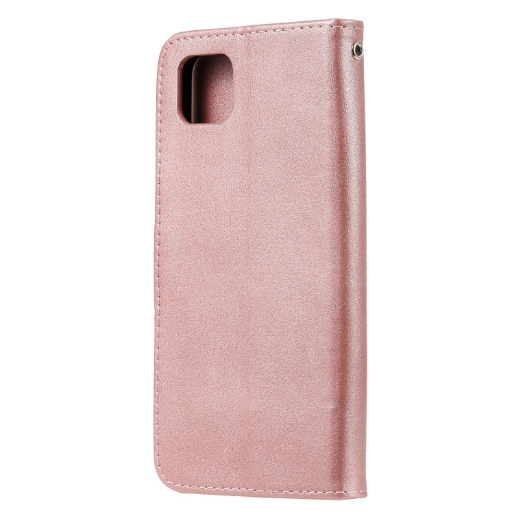 For Huawei Y5p Fashion Calf Texture Zipper Horizontal Flip Leather Case with Stand & Card Slots & Wallet Function